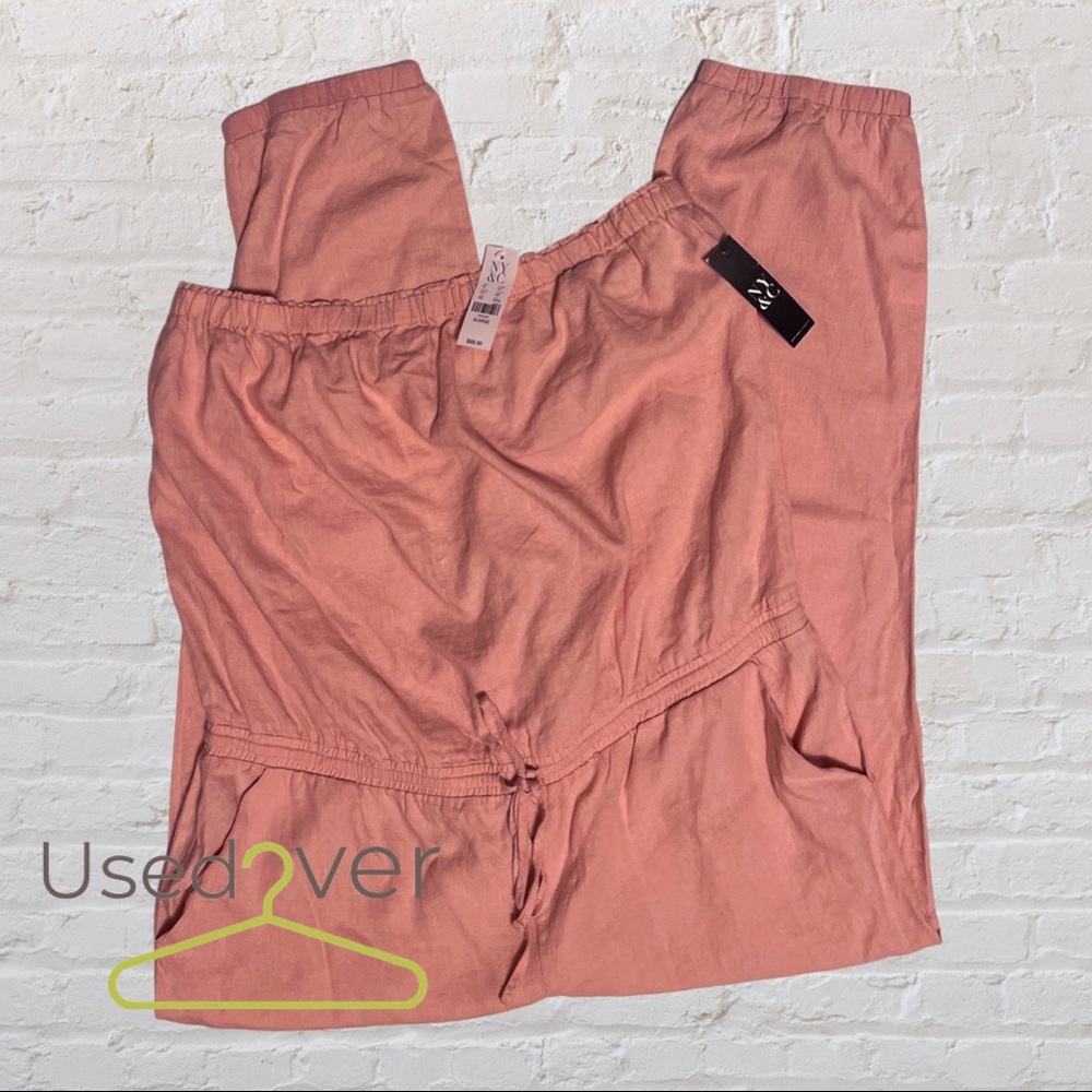 NY&CO SOHO ST. strapless Jumpsuit Pink SZ. XL/16 NWT
